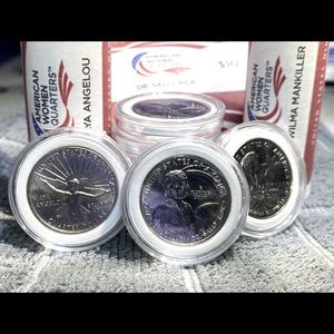 Three Quarter Set (BU) Brilliant Uncirculated.      2022 American Women Quarters